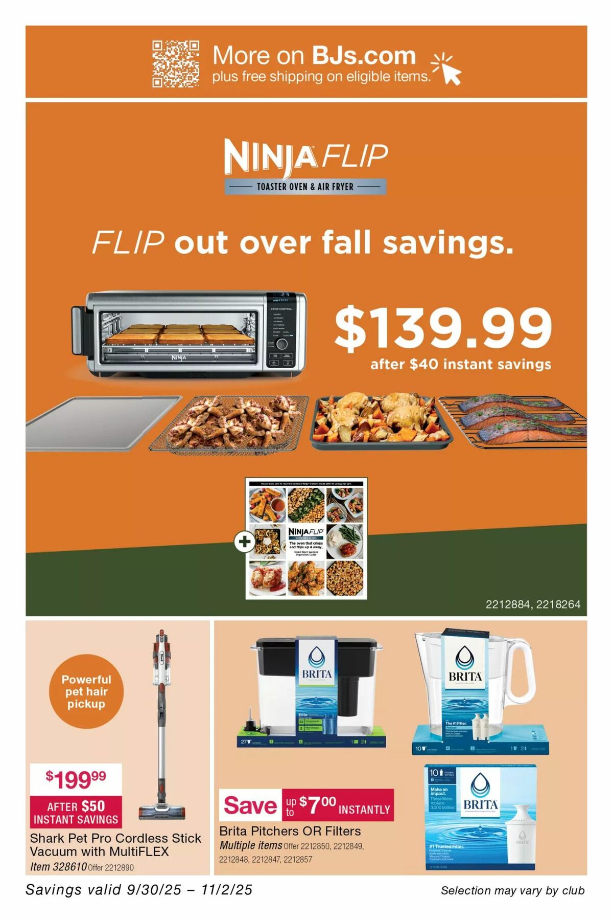 BJ's Wholesale Club Weekly Ad from September 30