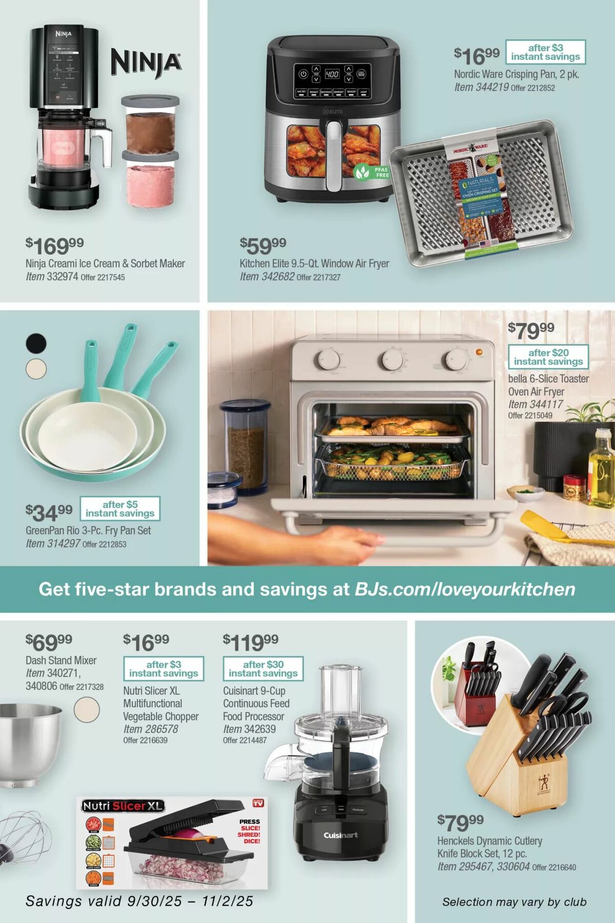 BJ's Wholesale Club Weekly Ad from September 30