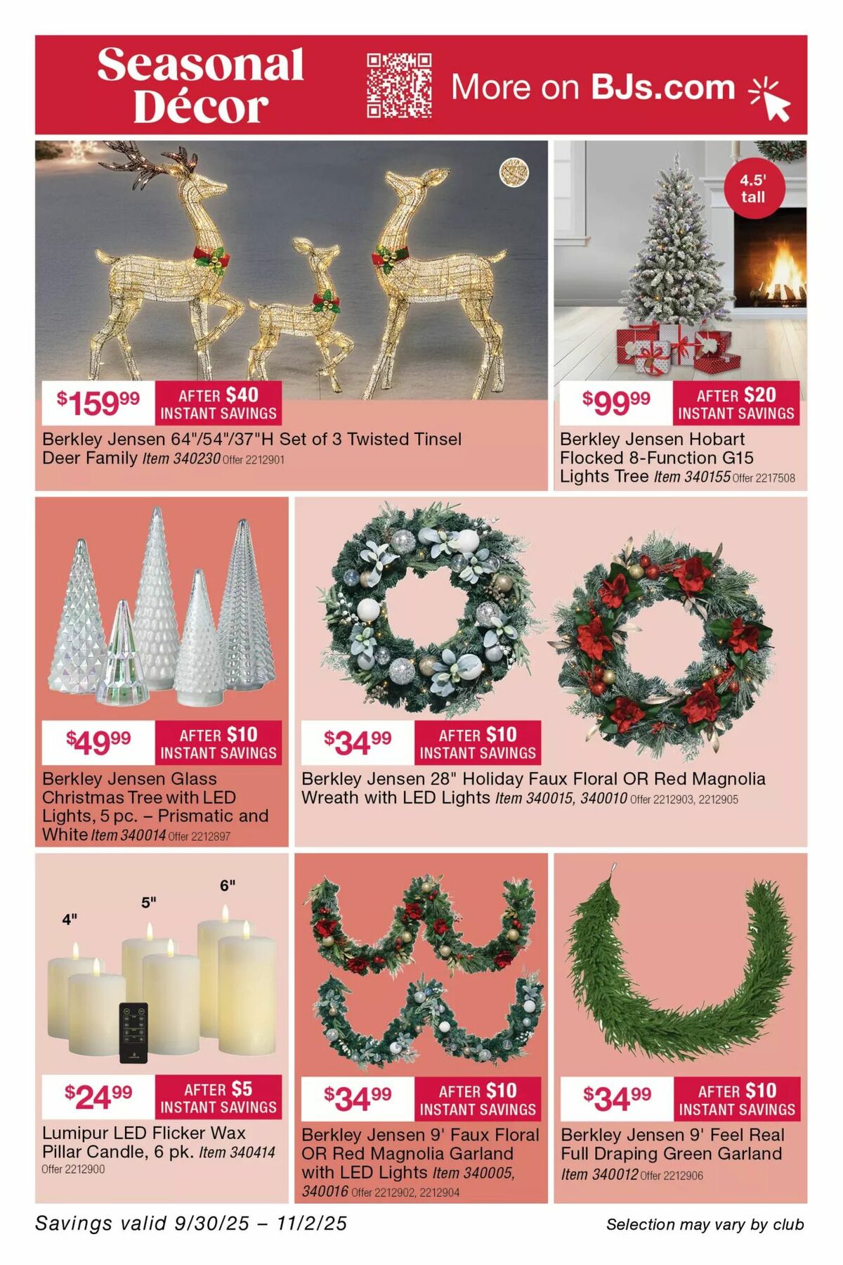 BJ's Wholesale Club Weekly Ad from September 30