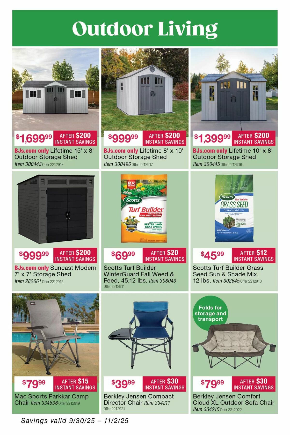 BJ's Wholesale Club Weekly Ad from September 30