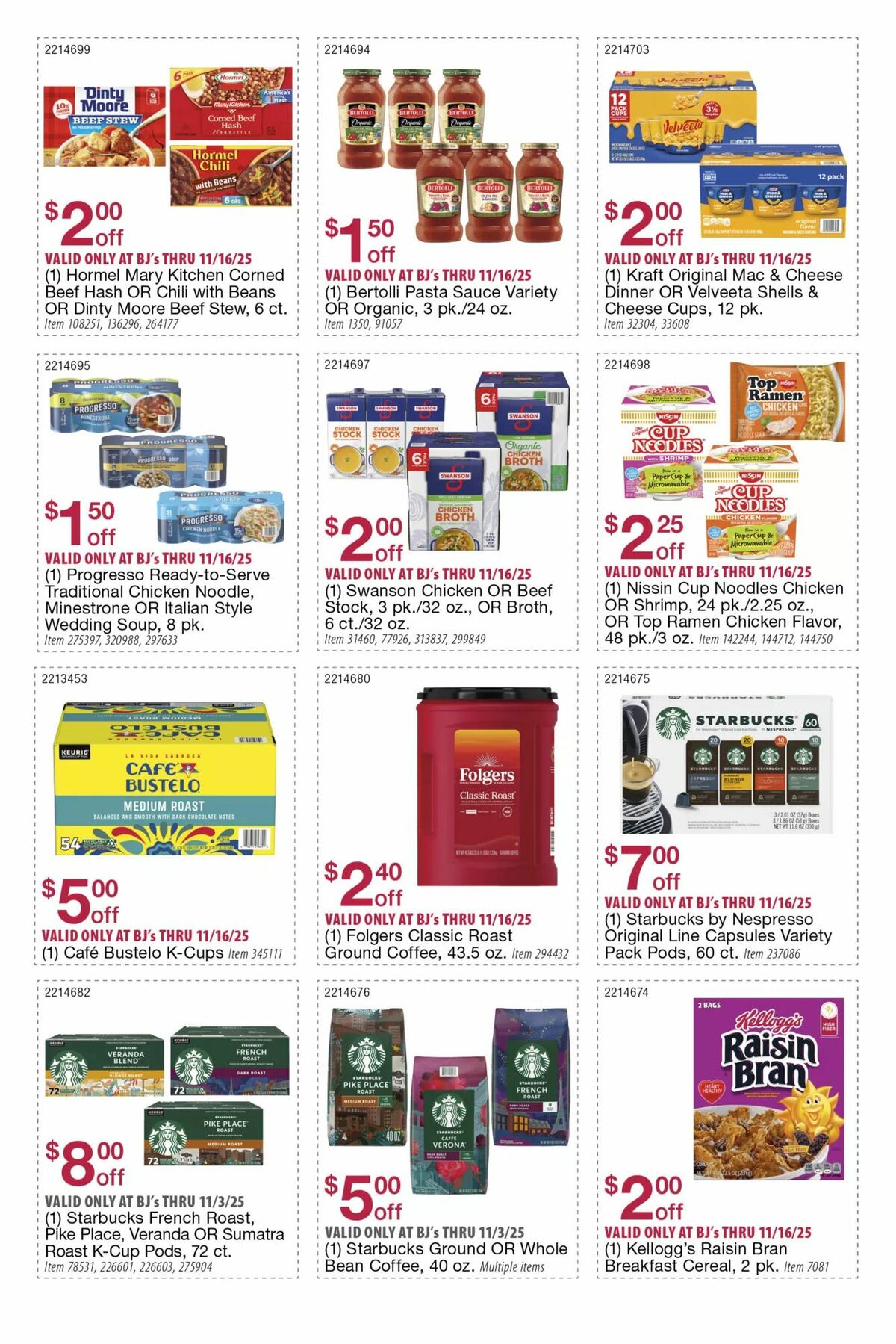 BJ's Wholesale Club Weekly Ad from October 28
