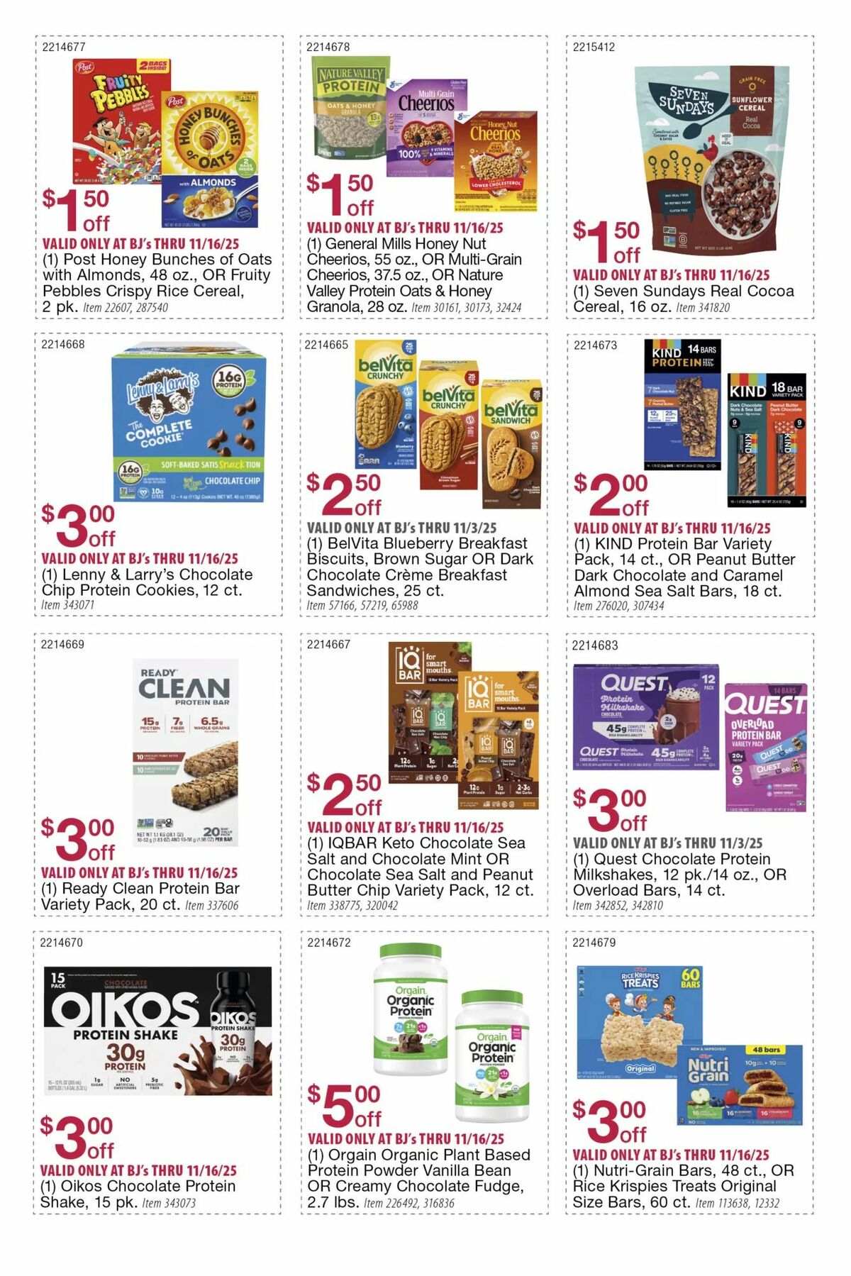 BJ's Wholesale Club Weekly Ad from October 28