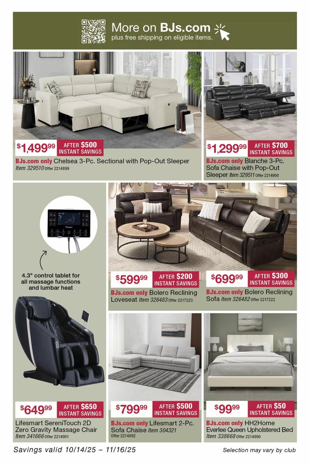 BJ's Wholesale Club Weekly Ad from October 28