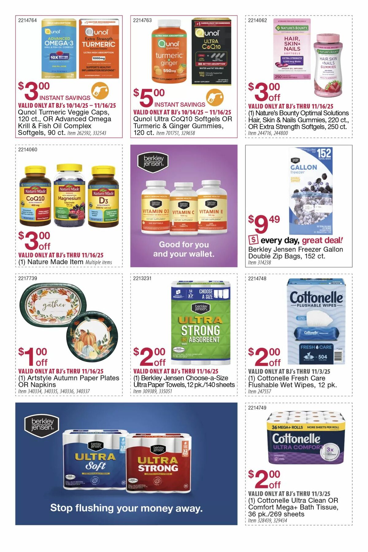 BJ's Wholesale Club Weekly Ad from October 28