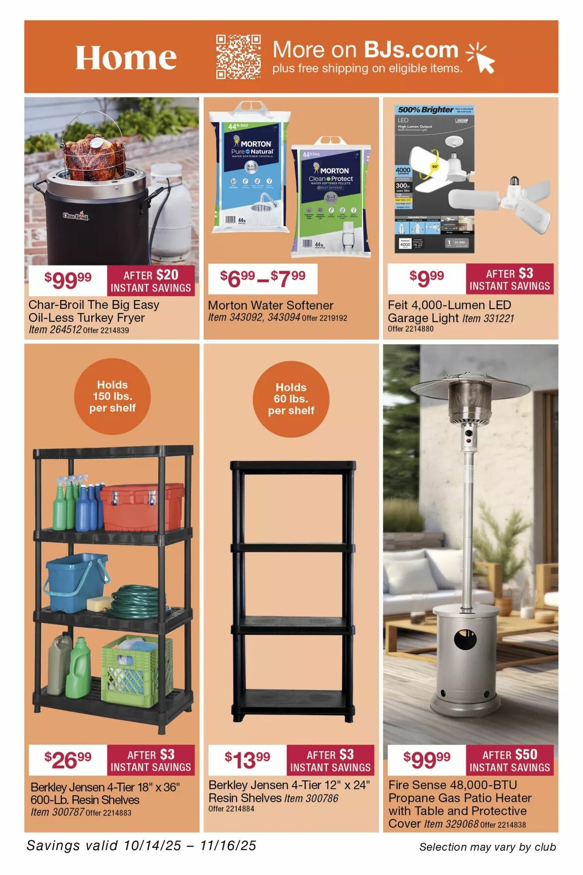 BJ's Wholesale Club Weekly Ad from October 28
