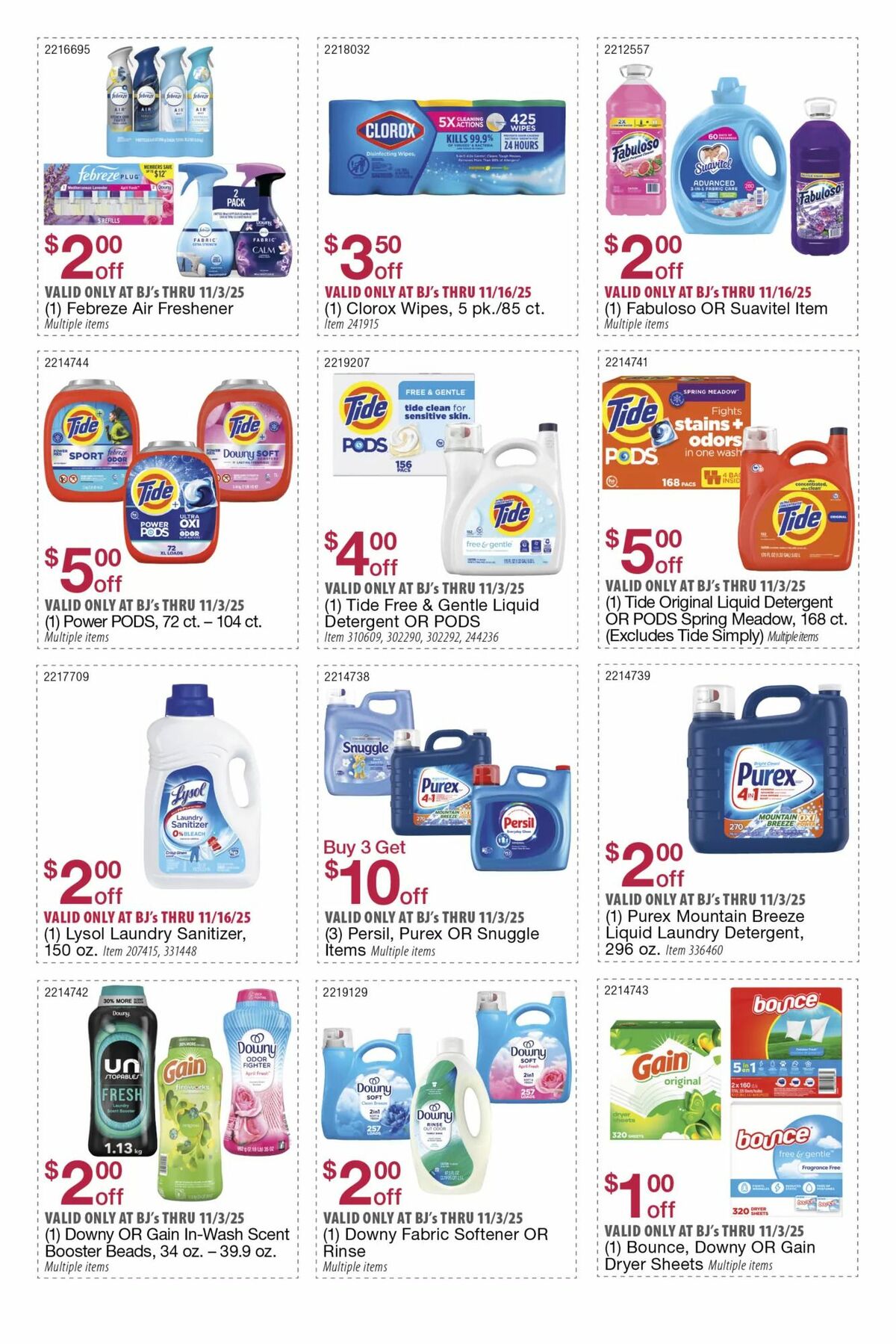 BJ's Wholesale Club Weekly Ad from October 28