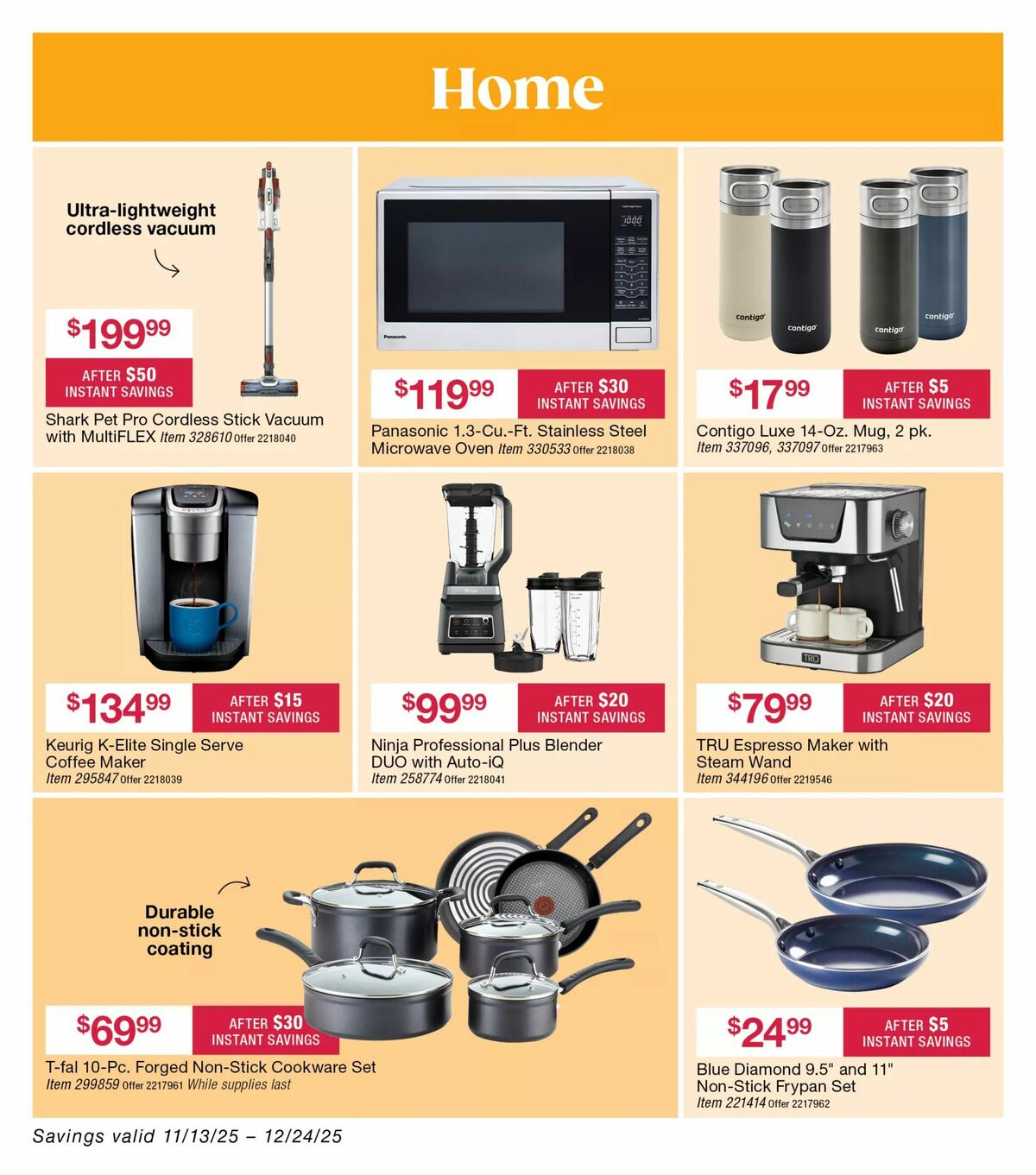 BJ's Wholesale Club Weekly Ad from November 13