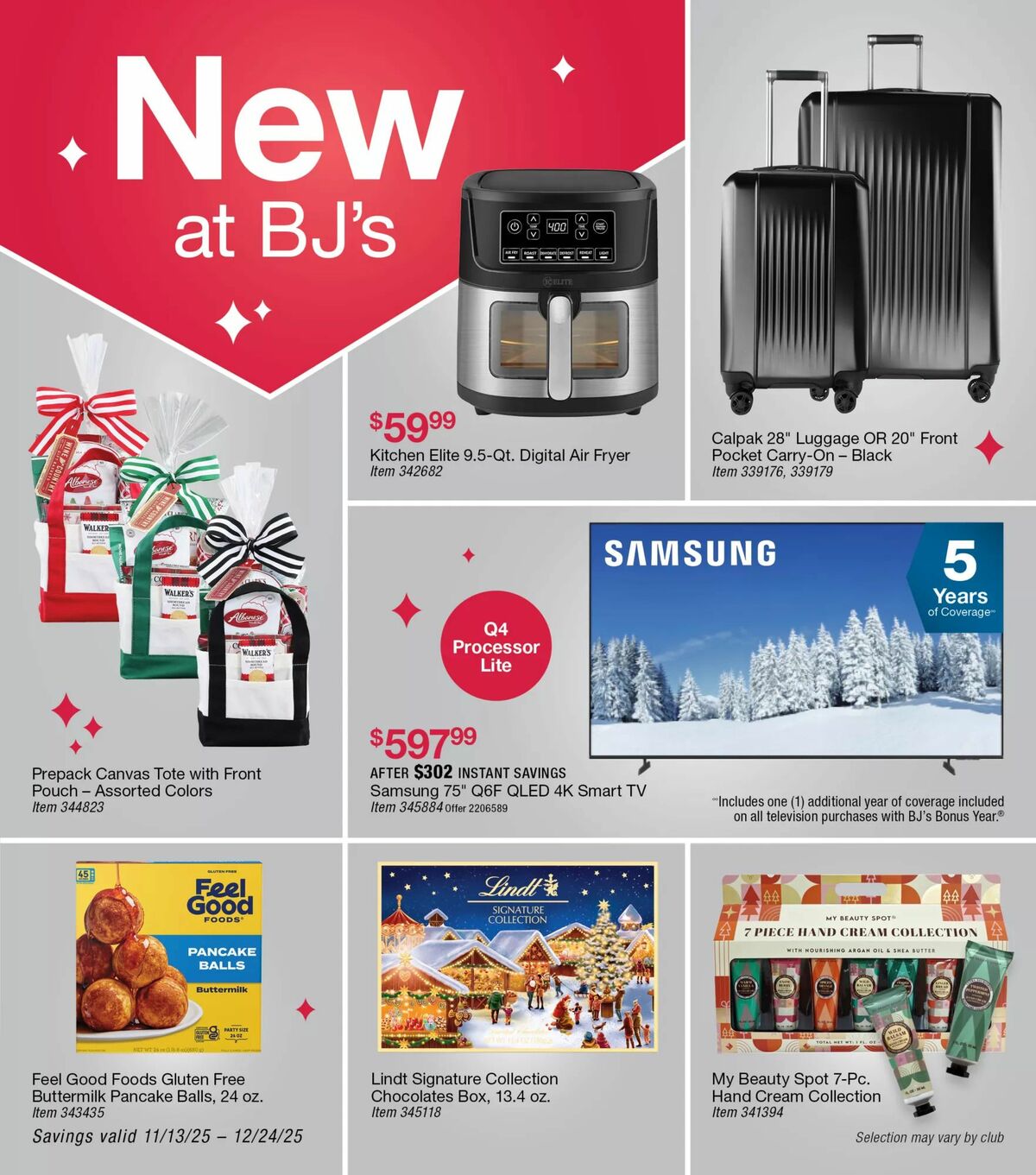 BJ's Wholesale Club Weekly Ad from November 13