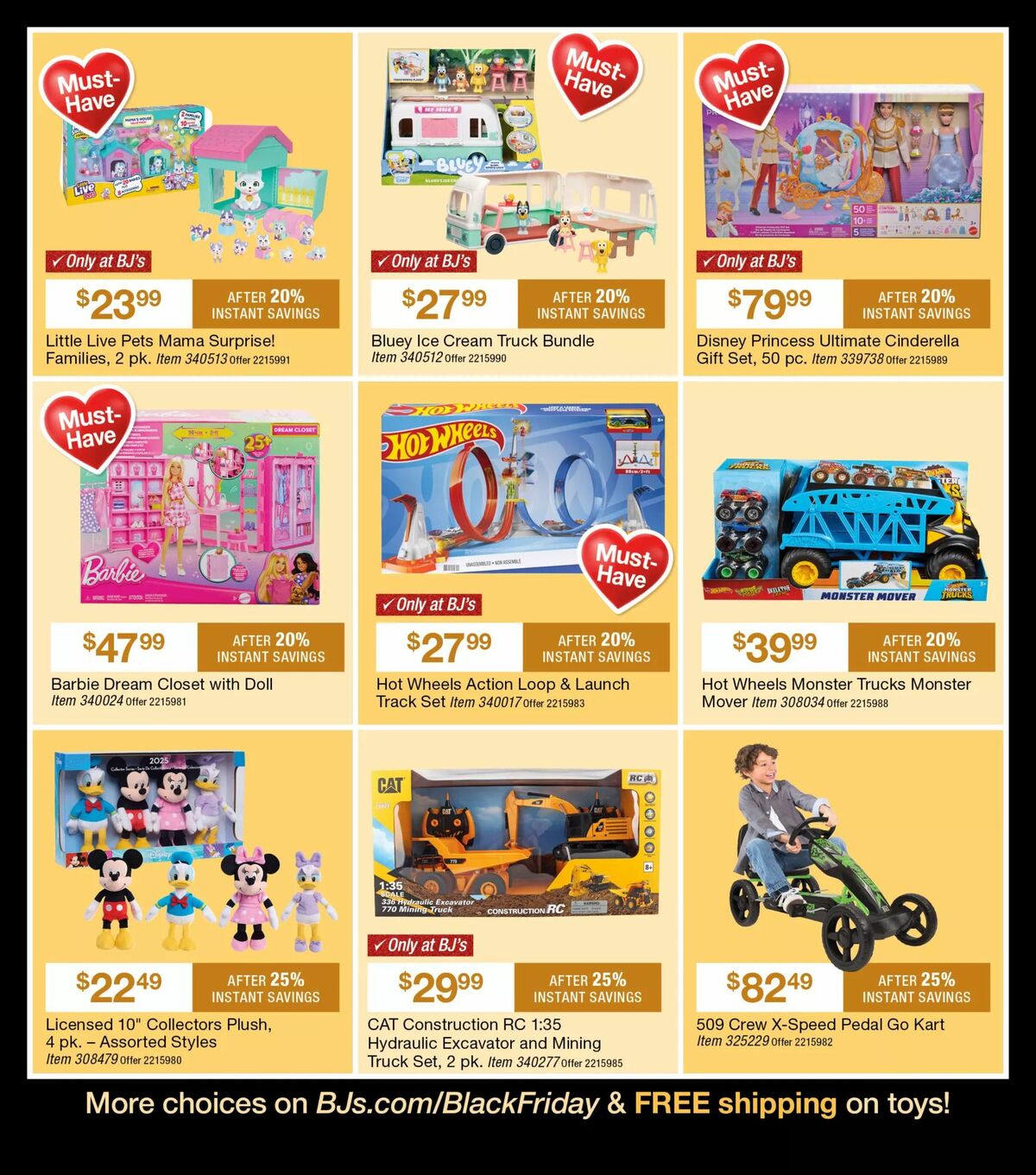 BJ's Wholesale Club Weekly Ad from November 13