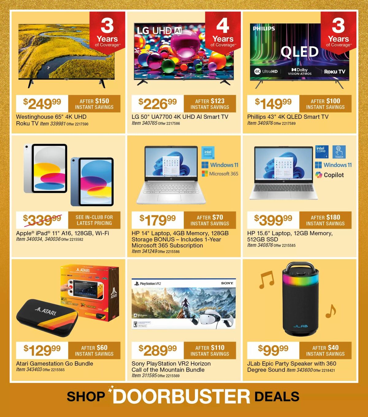 BJ's Wholesale Club Weekly Ad from November 13