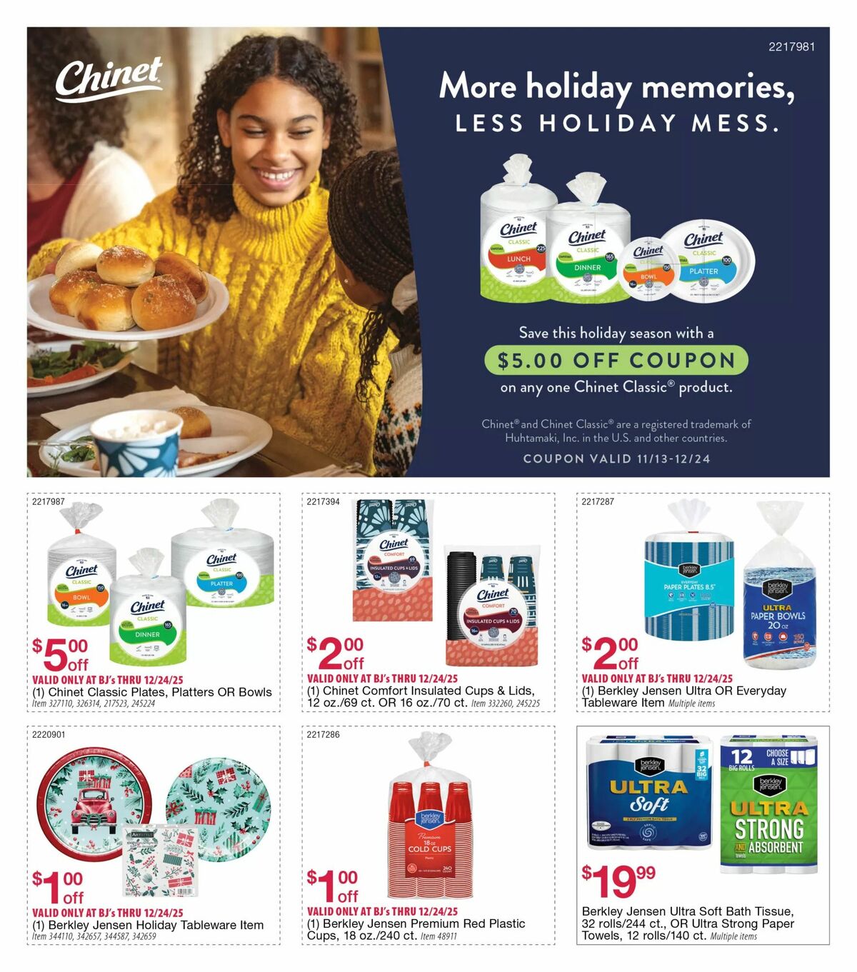 BJ's Wholesale Club Weekly Ad from November 13