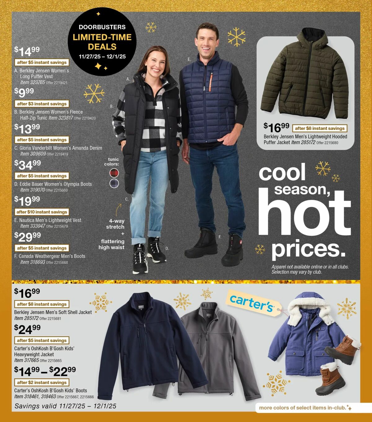 BJ's Wholesale Club Weekly Ad from November 13