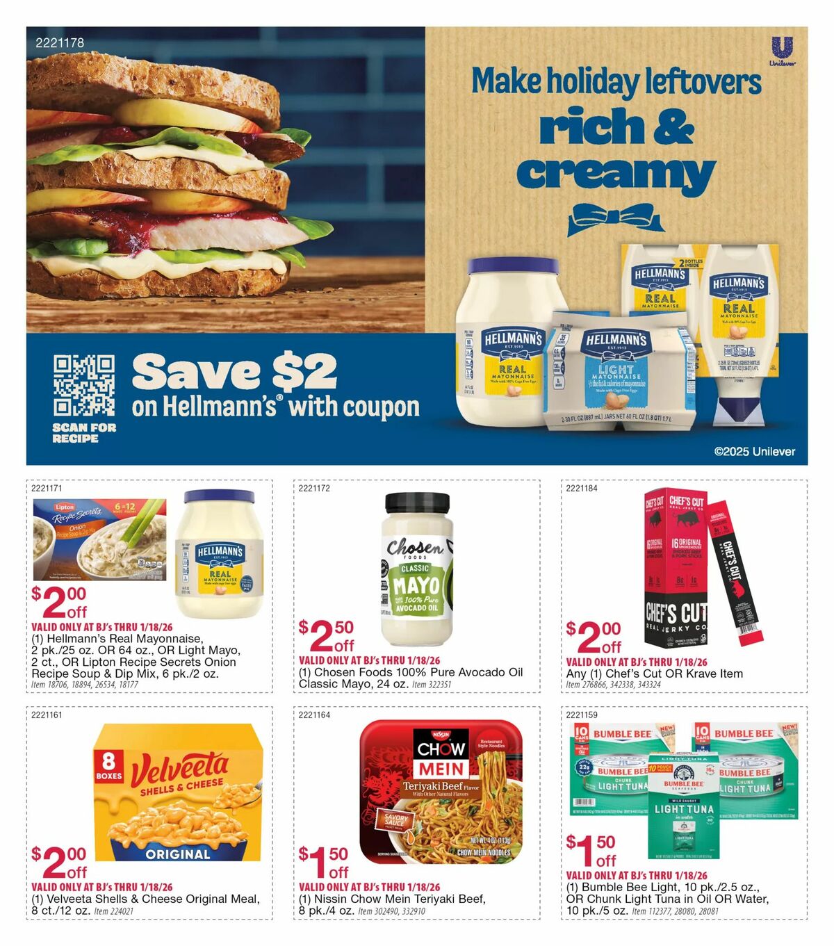 BJ's Wholesale Club Weekly Ad from December 22