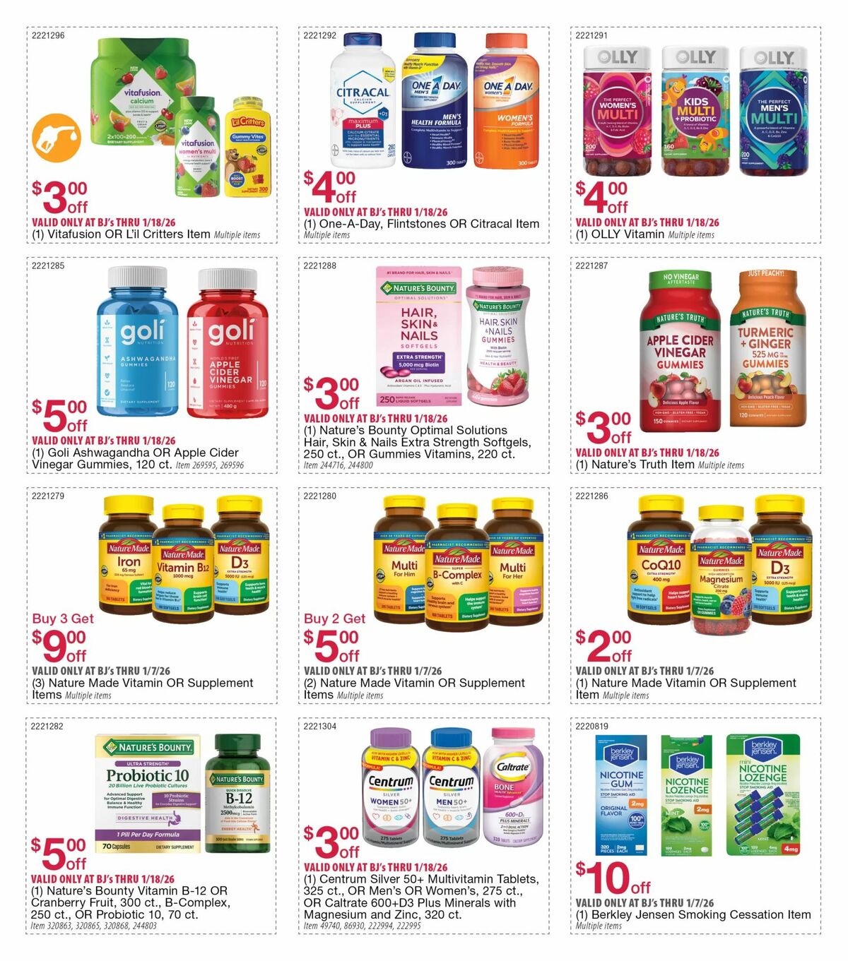 BJ's Wholesale Club Weekly Ad from December 22