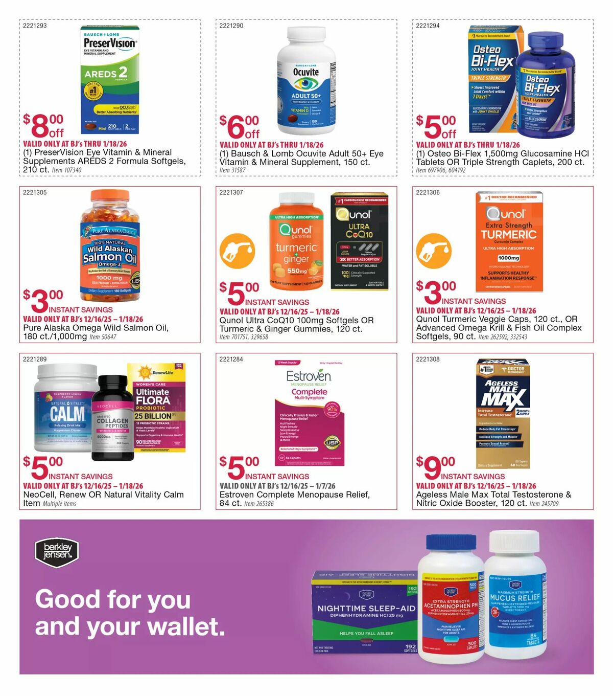 BJ's Wholesale Club Weekly Ad from December 22