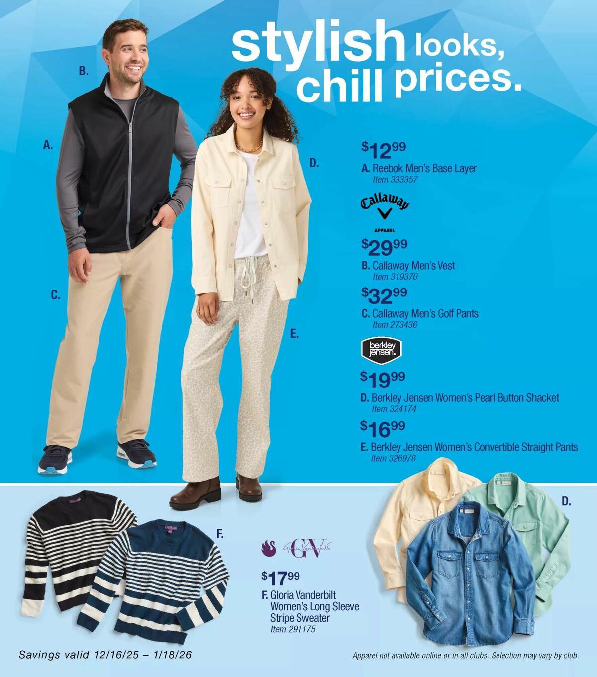 BJ's Wholesale Club Weekly Ad from December 22