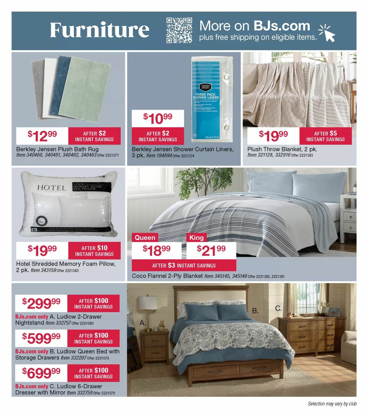 BJ's Wholesale Club Weekly Ad from December 22