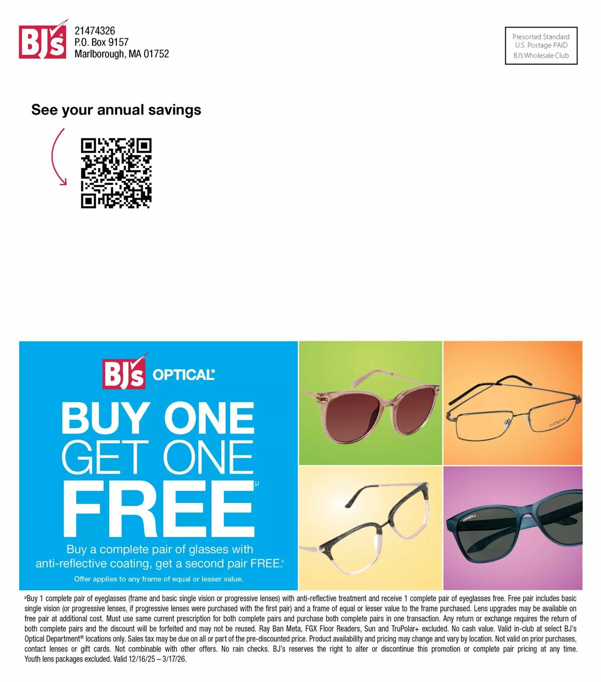 BJ's Wholesale Club Weekly Ad from December 22