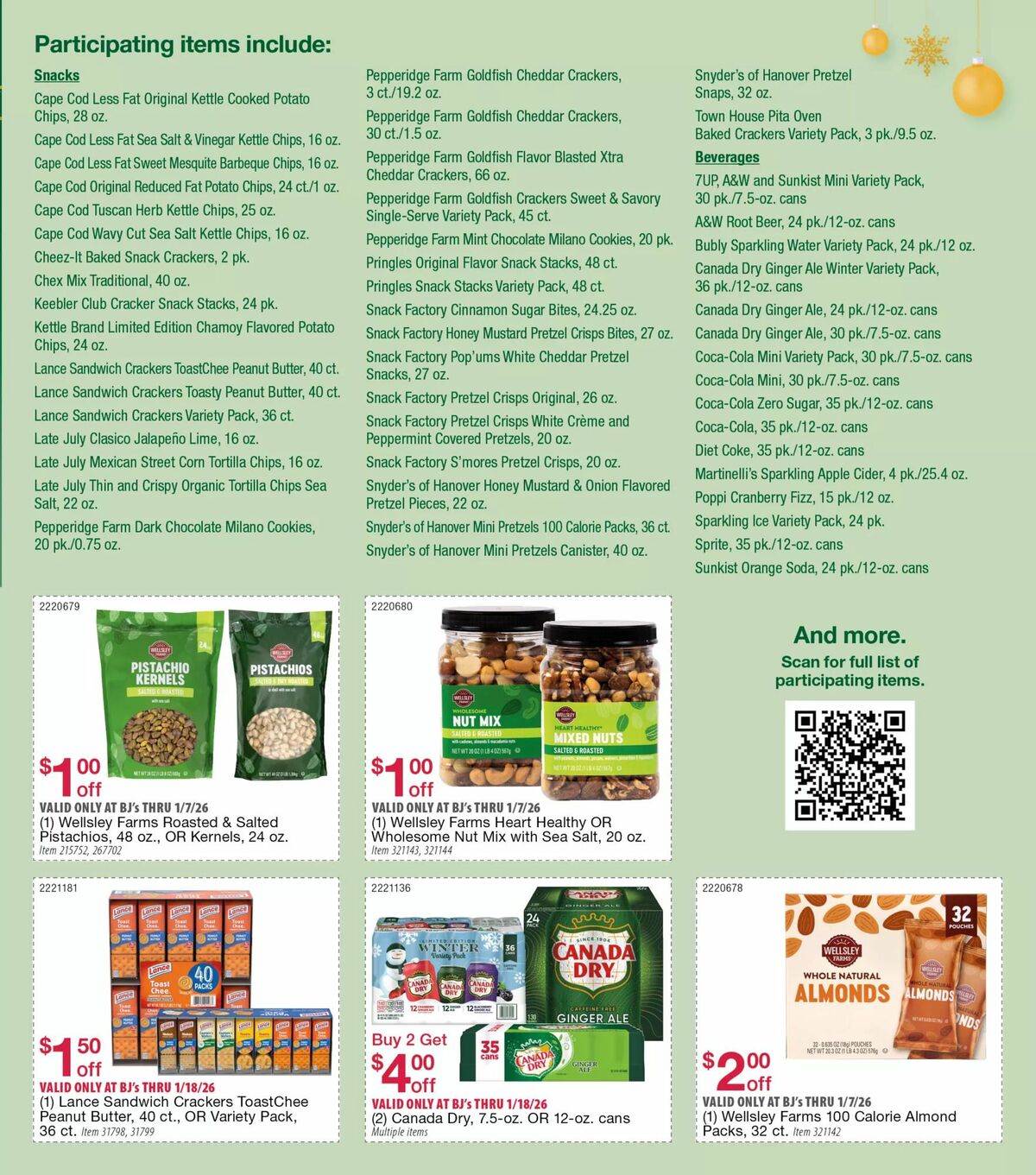 BJ's Wholesale Club Weekly Ad from December 22