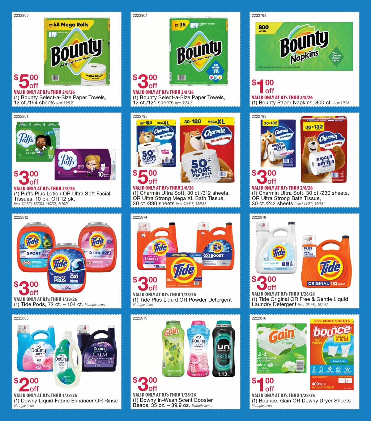 BJ's Wholesale Club Weekly Ad from January 12