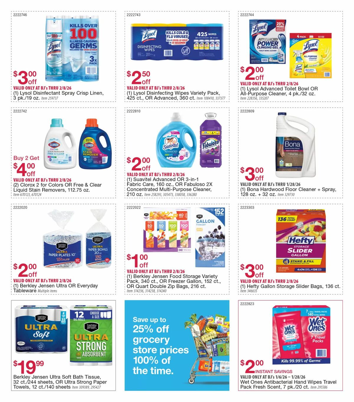 BJ's Wholesale Club Weekly Ad from January 12