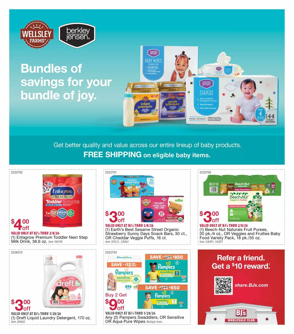BJ's Wholesale Club Weekly Ad from January 12