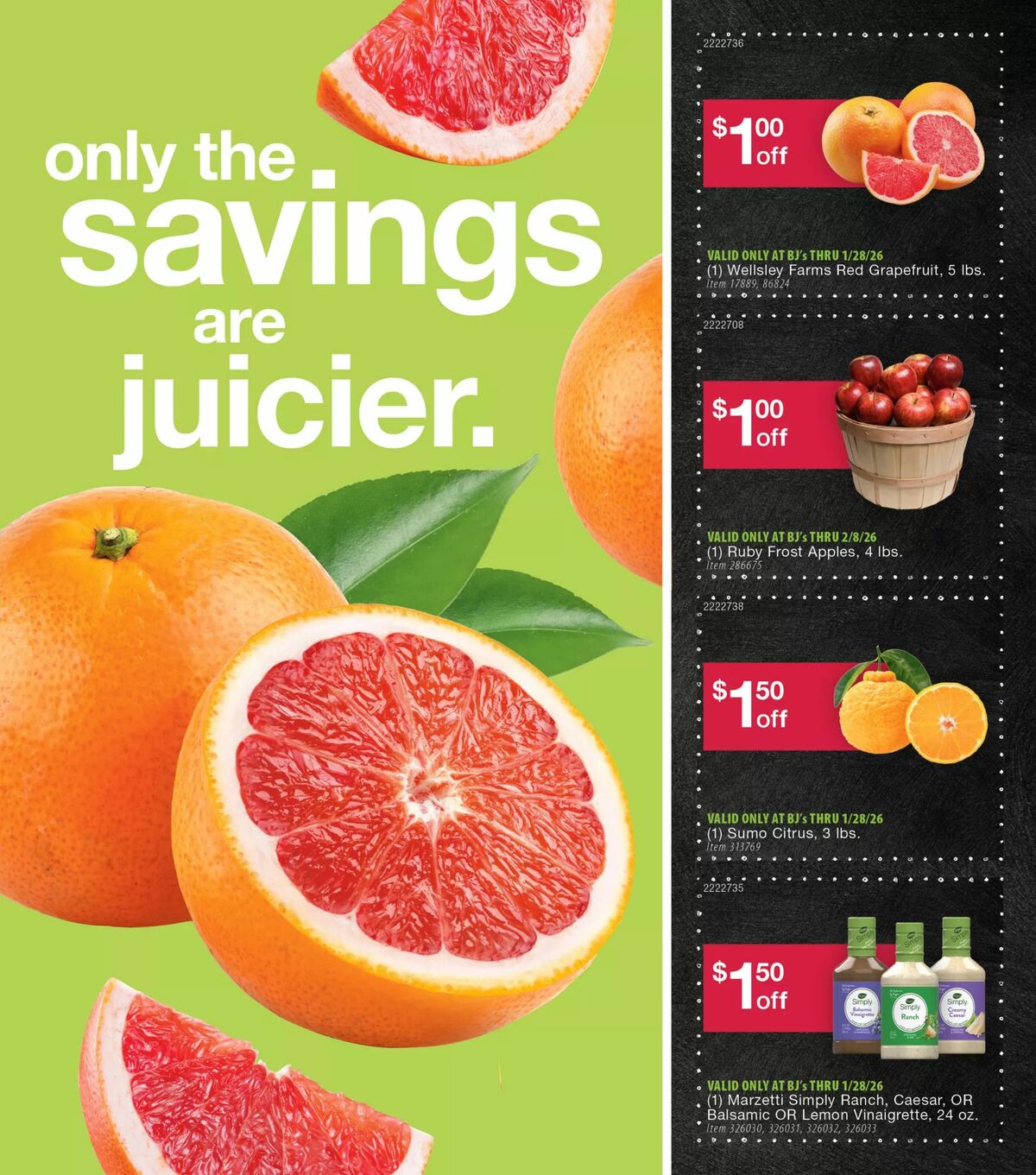 BJ's Wholesale Club Weekly Ad from January 12