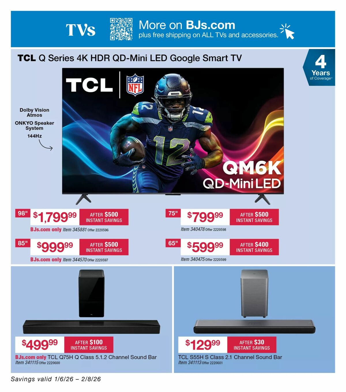 BJ's Wholesale Club Weekly Ad from January 12