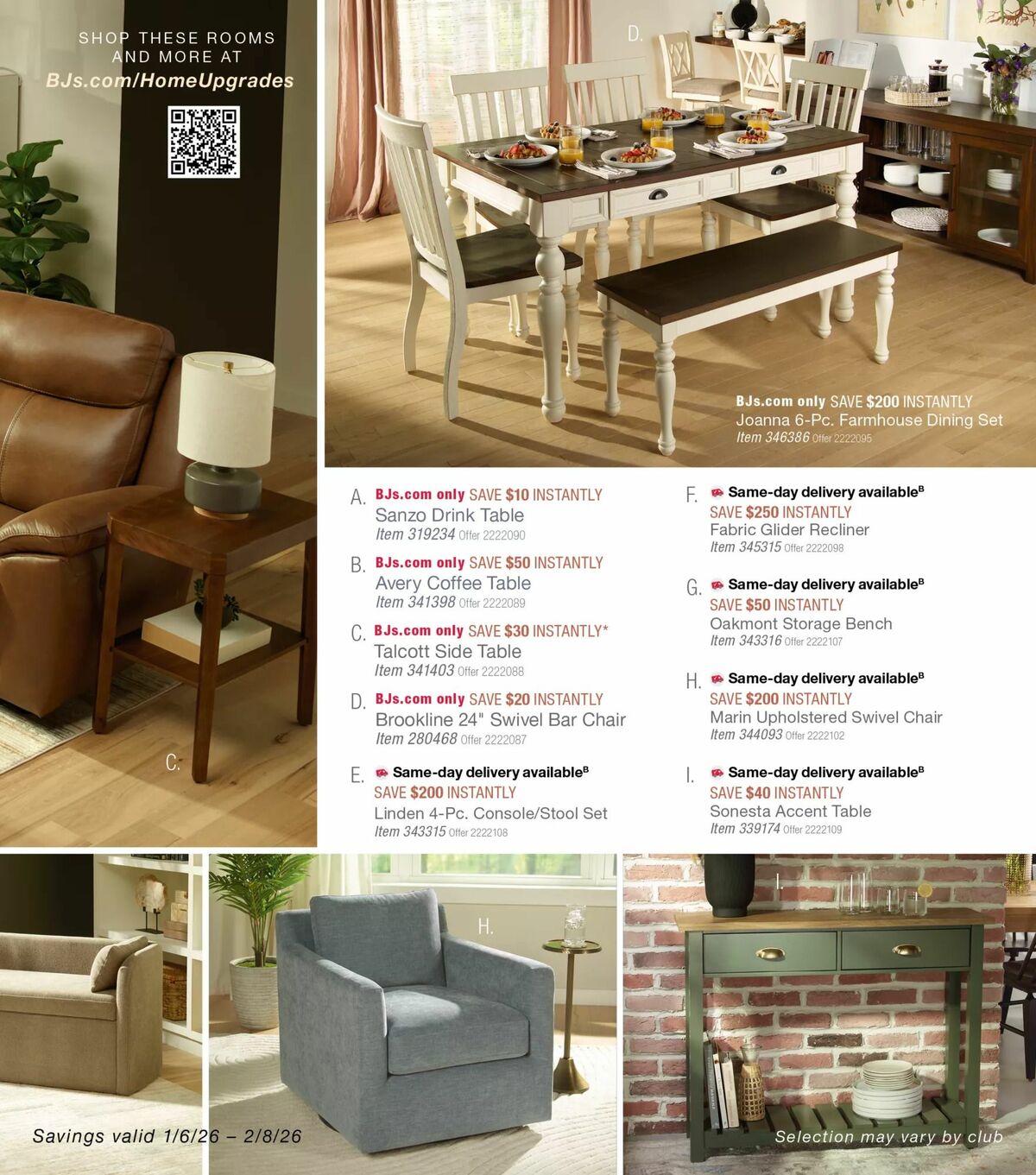 BJ's Wholesale Club Weekly Ad from January 12