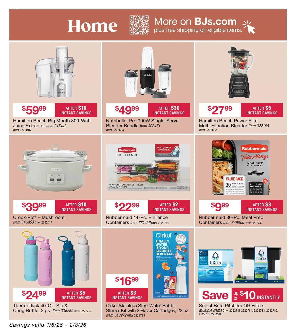 BJ's Wholesale Club Weekly Ad from January 12