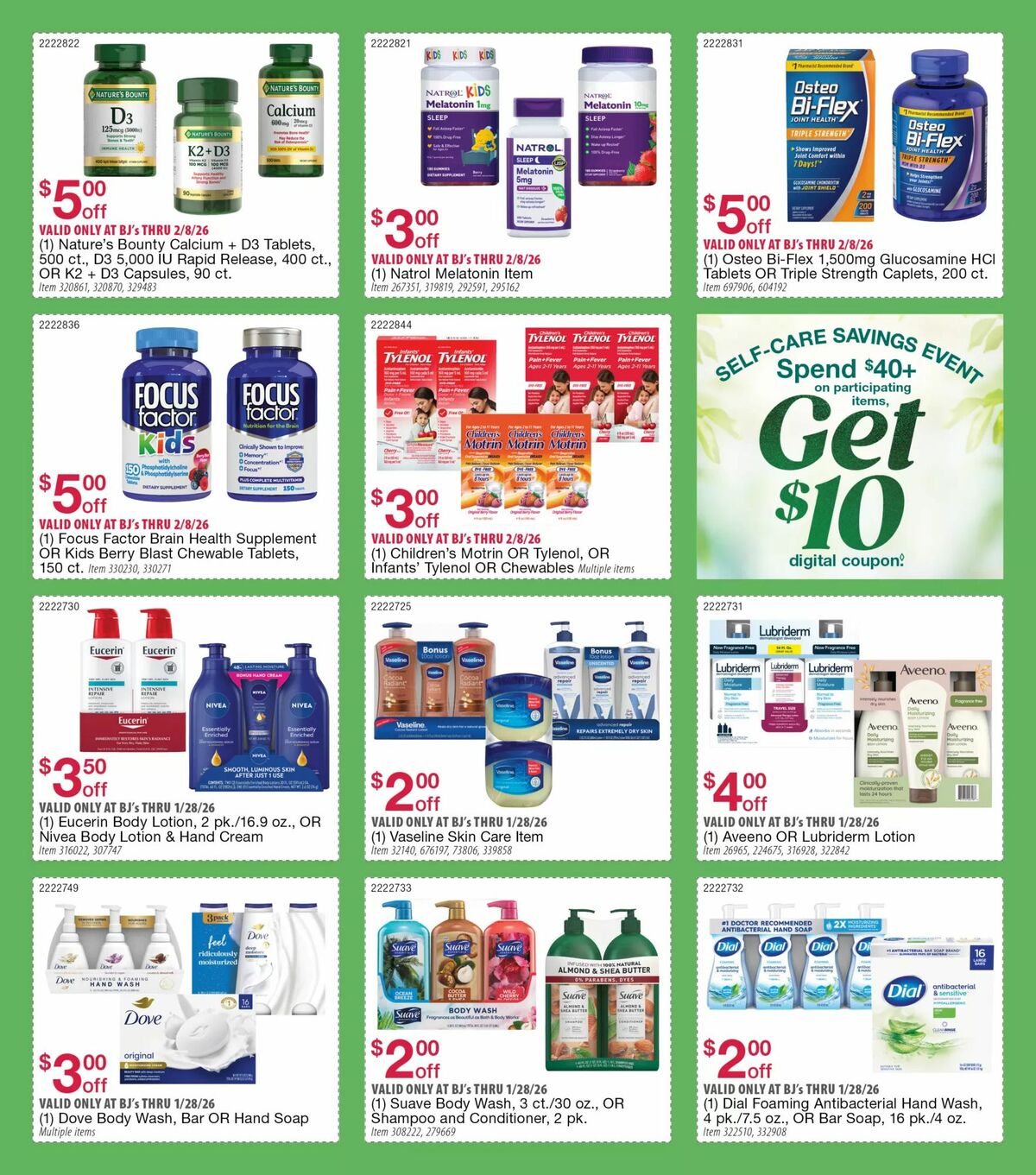 BJ's Wholesale Club Weekly Ad from January 12