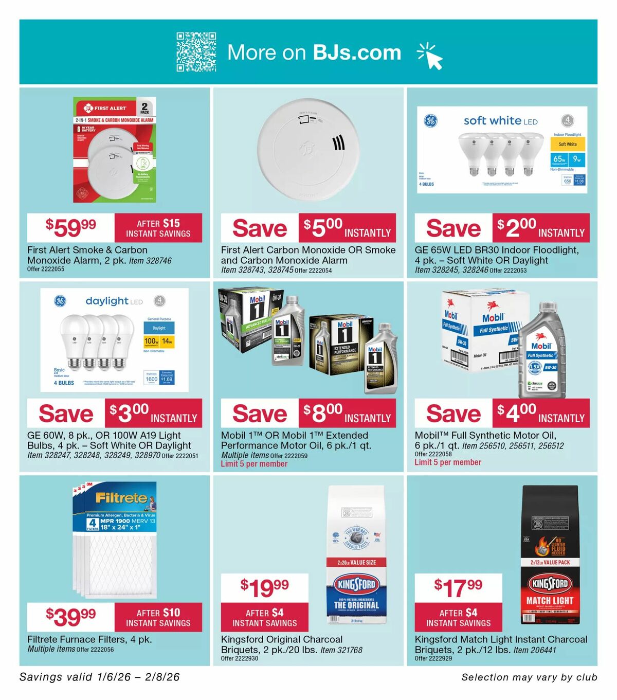 BJ's Wholesale Club Weekly Ad from January 12
