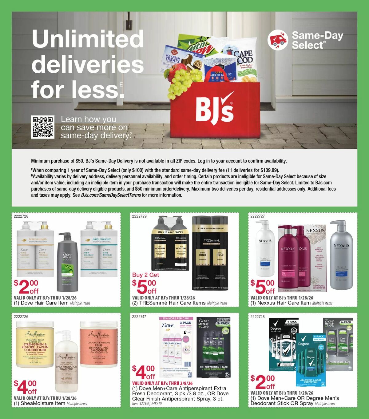 BJ's Wholesale Club Weekly Ad from January 12
