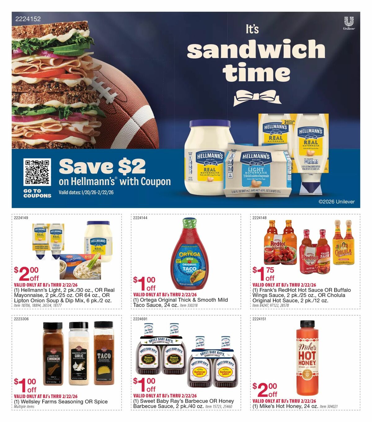 BJ's Wholesale Club Weekly Ad from January 29