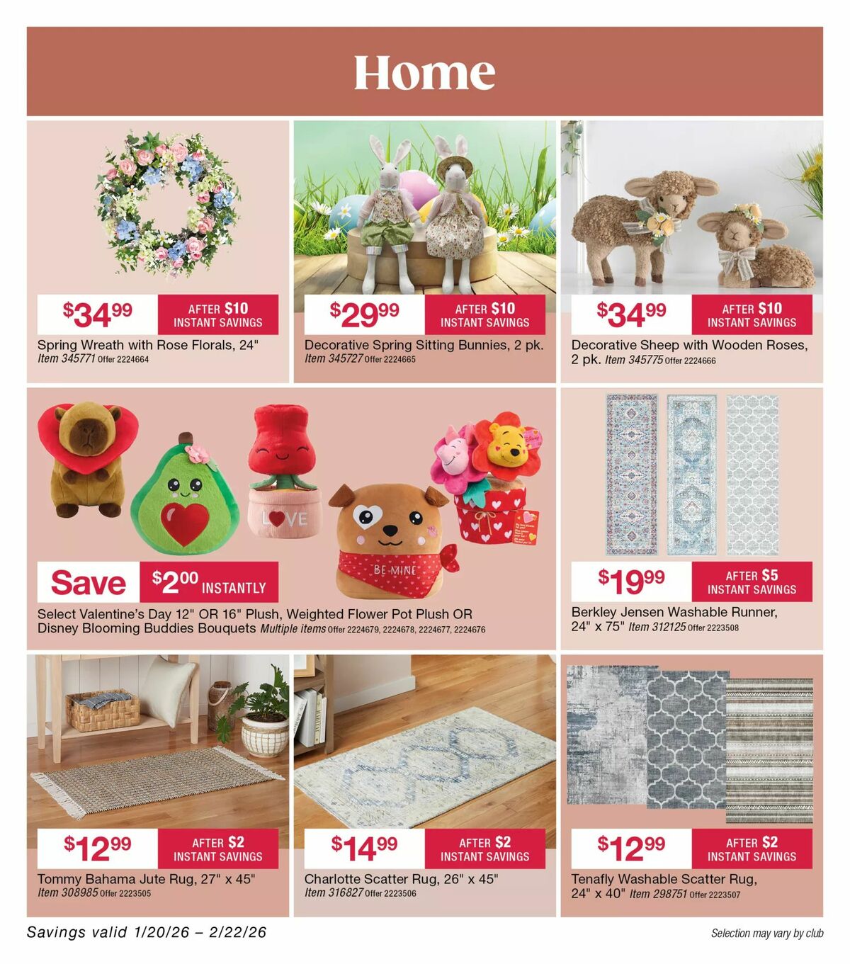 BJ's Wholesale Club Weekly Ad from January 29