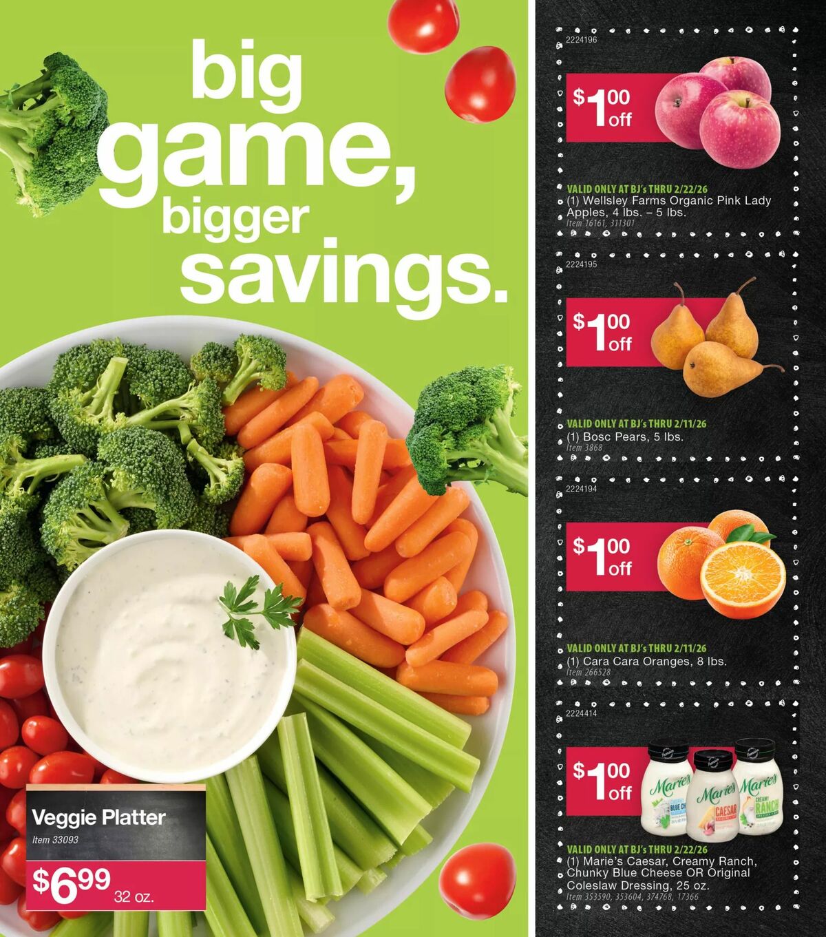BJ's Wholesale Club Weekly Ad from January 29