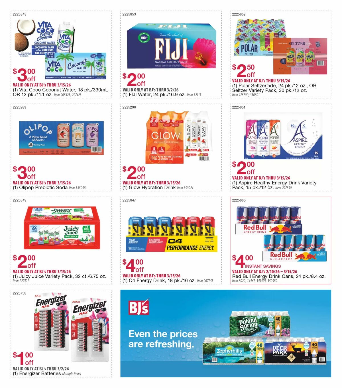 BJ's Wholesale Club Weekly Ad from February 10