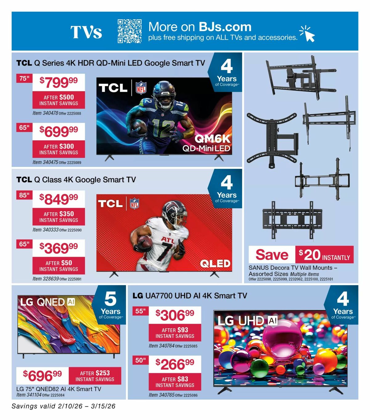 BJ's Wholesale Club Weekly Ad from February 10