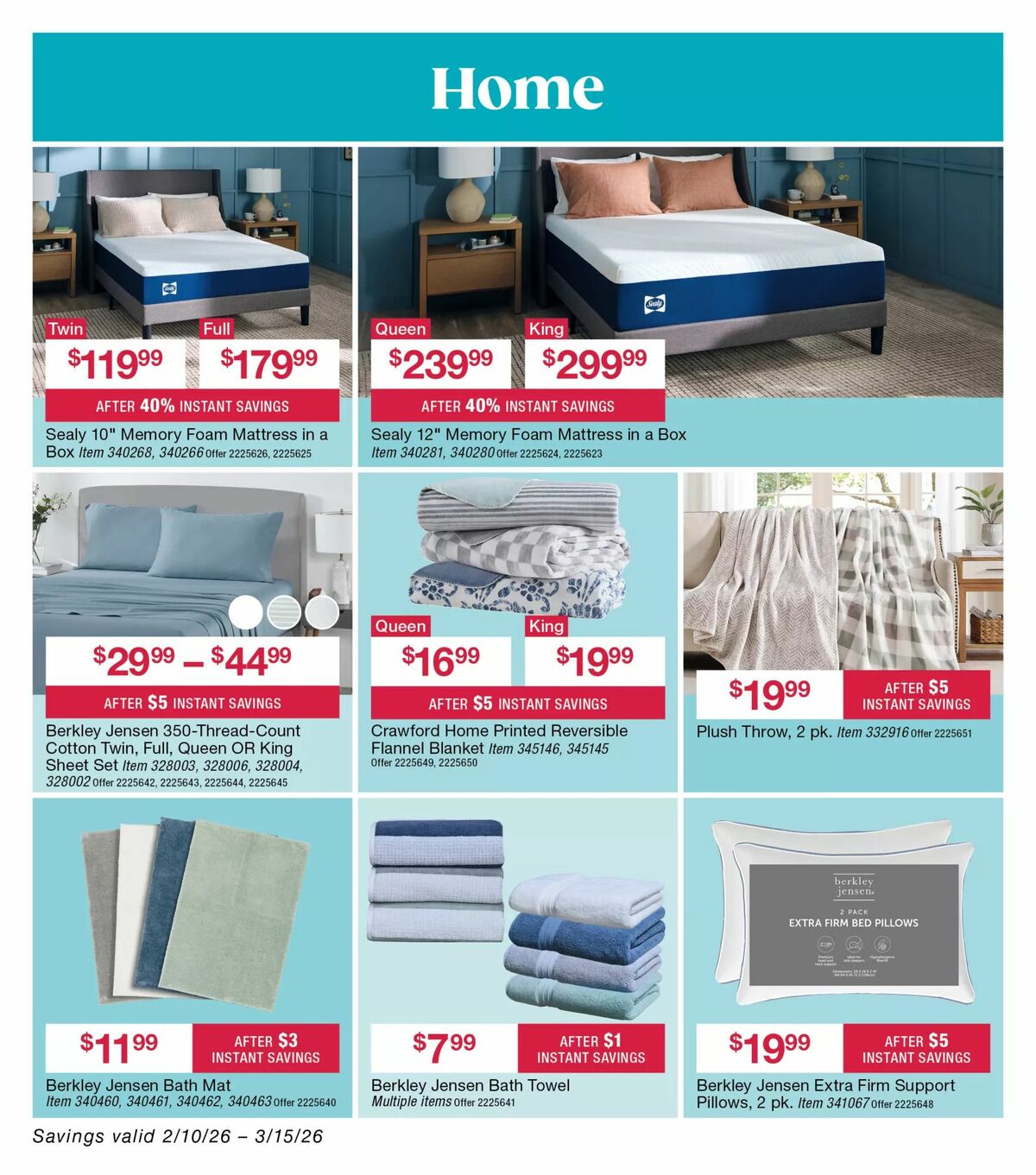 BJ's Wholesale Club Weekly Ad from February 10