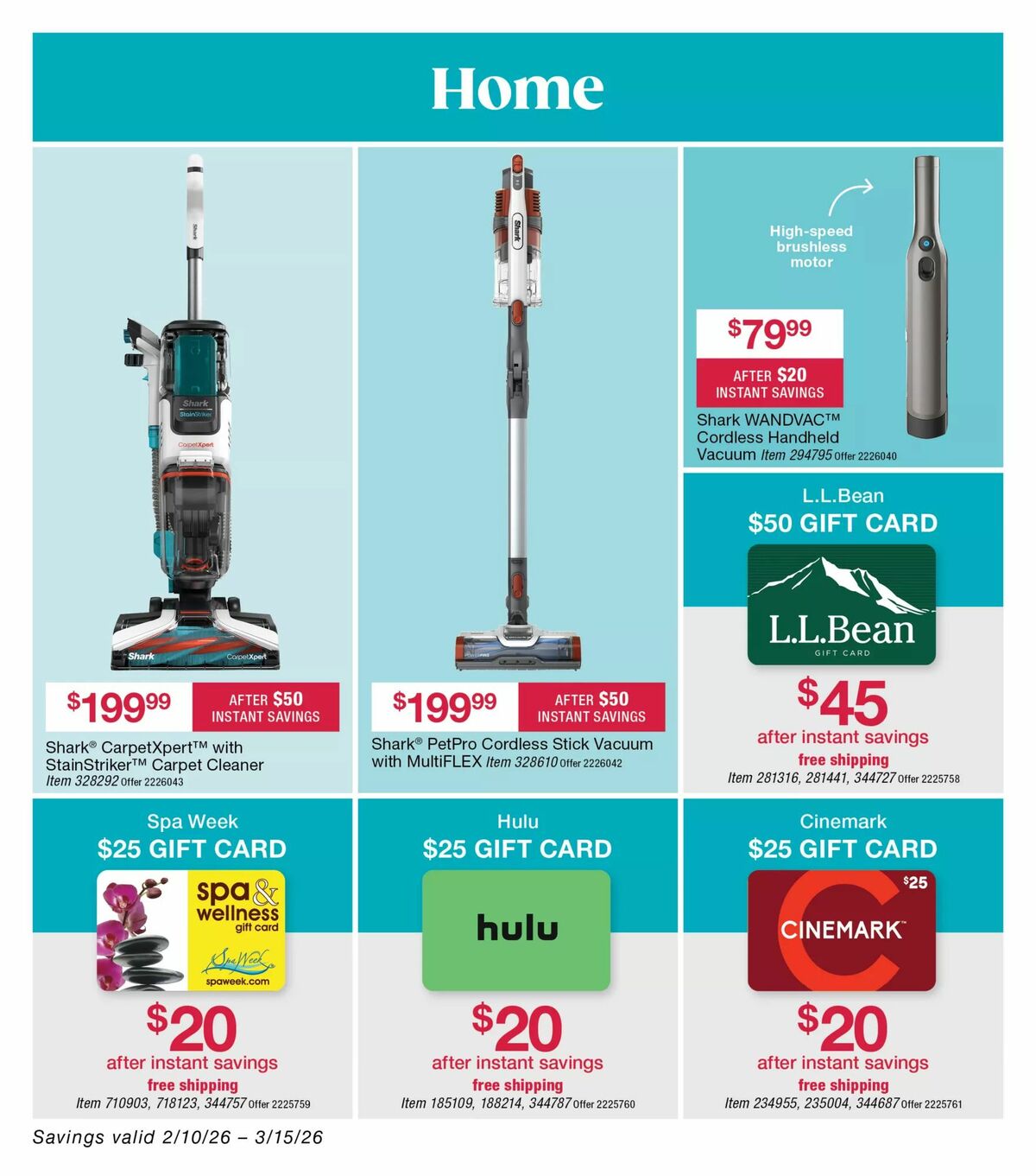 BJ's Wholesale Club Weekly Ad from February 10