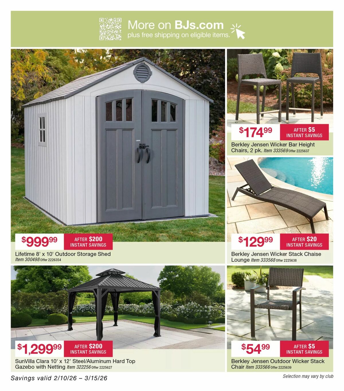 BJ's Wholesale Club Weekly Ad from February 10