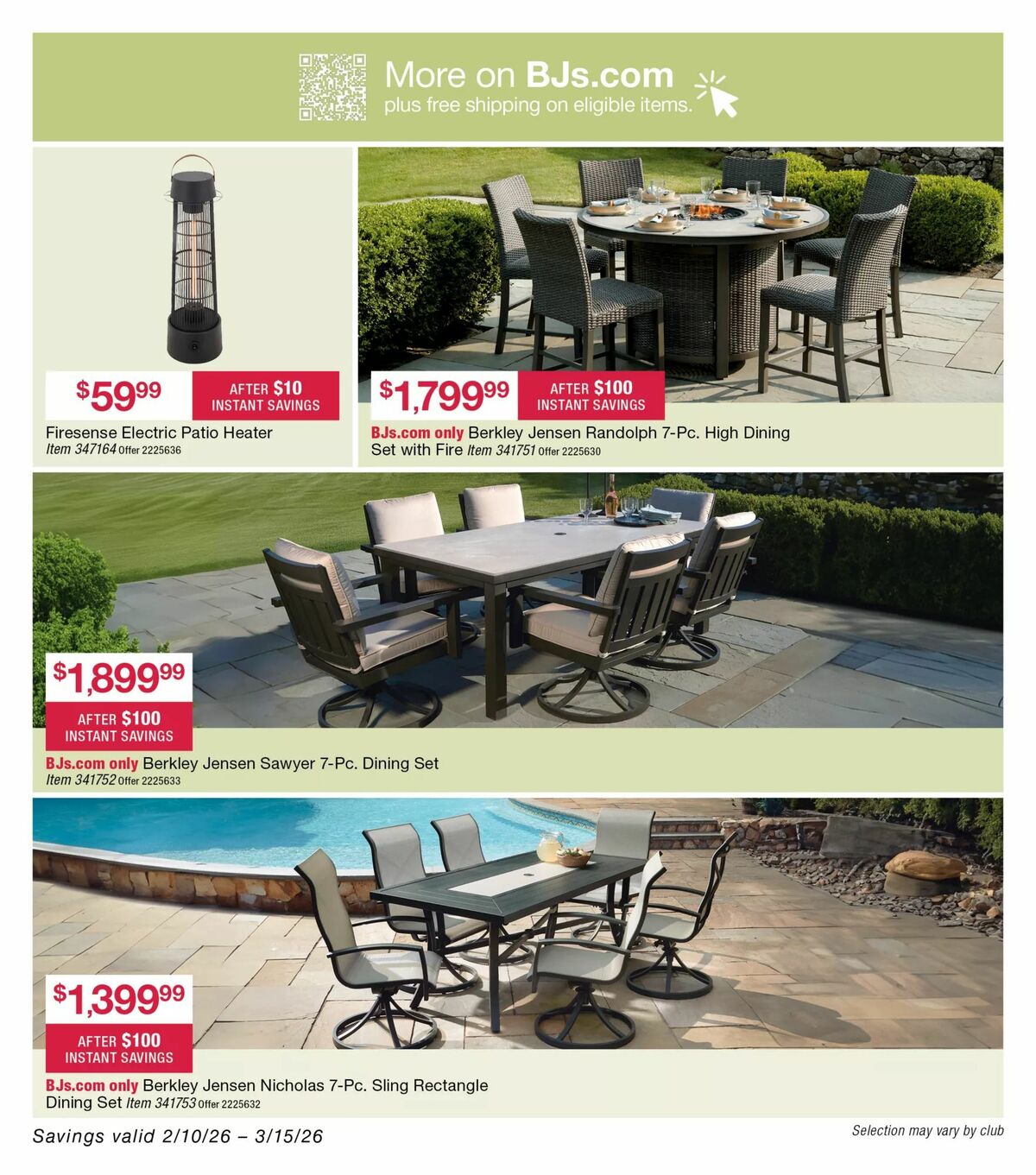 BJ's Wholesale Club Weekly Ad from February 10