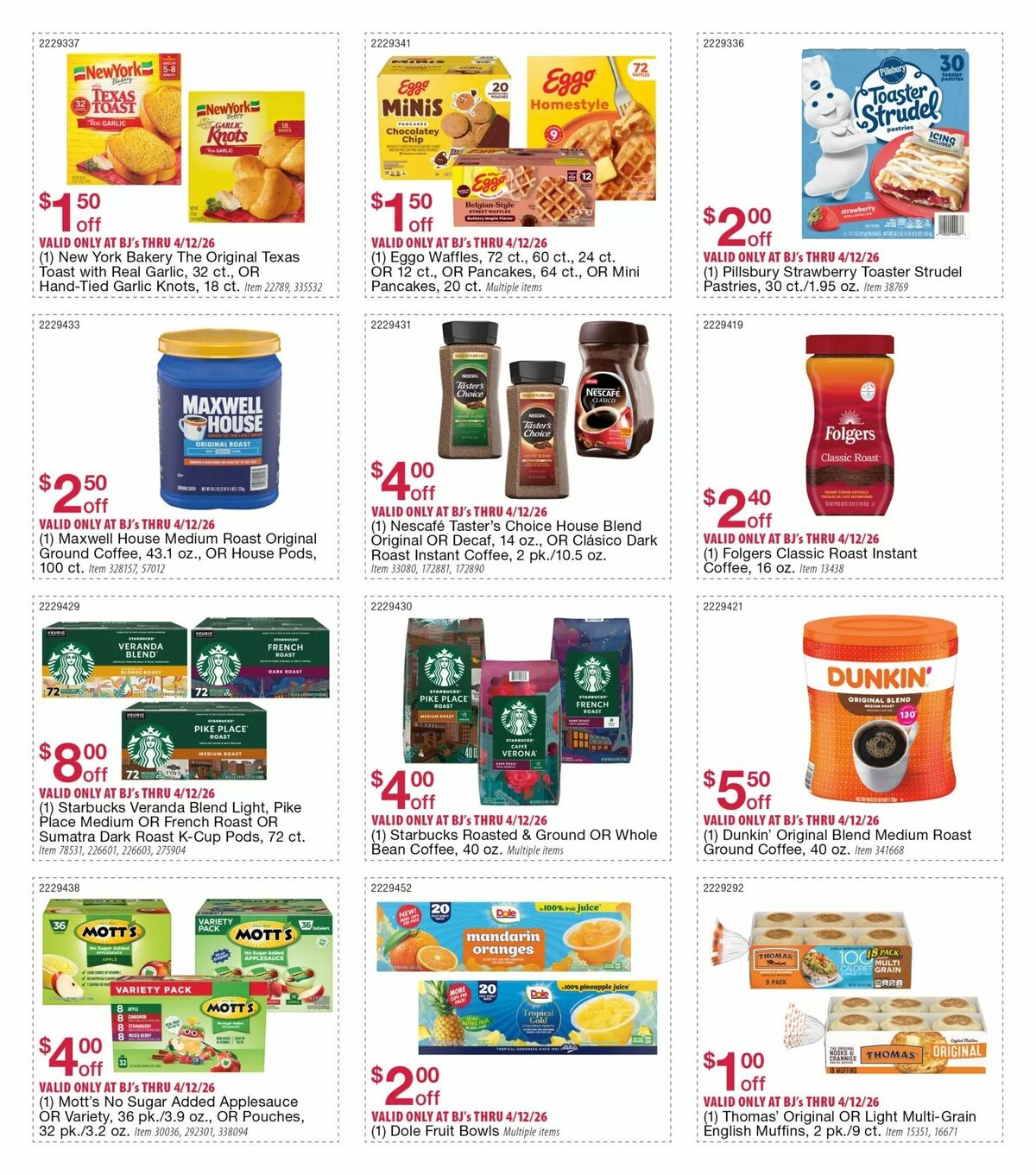 BJ's Wholesale Club Weekly Ad from March 10