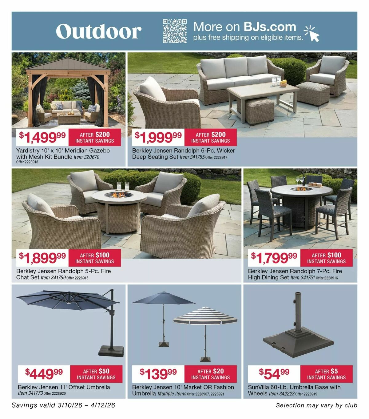 BJ's Wholesale Club Weekly Ad from March 10