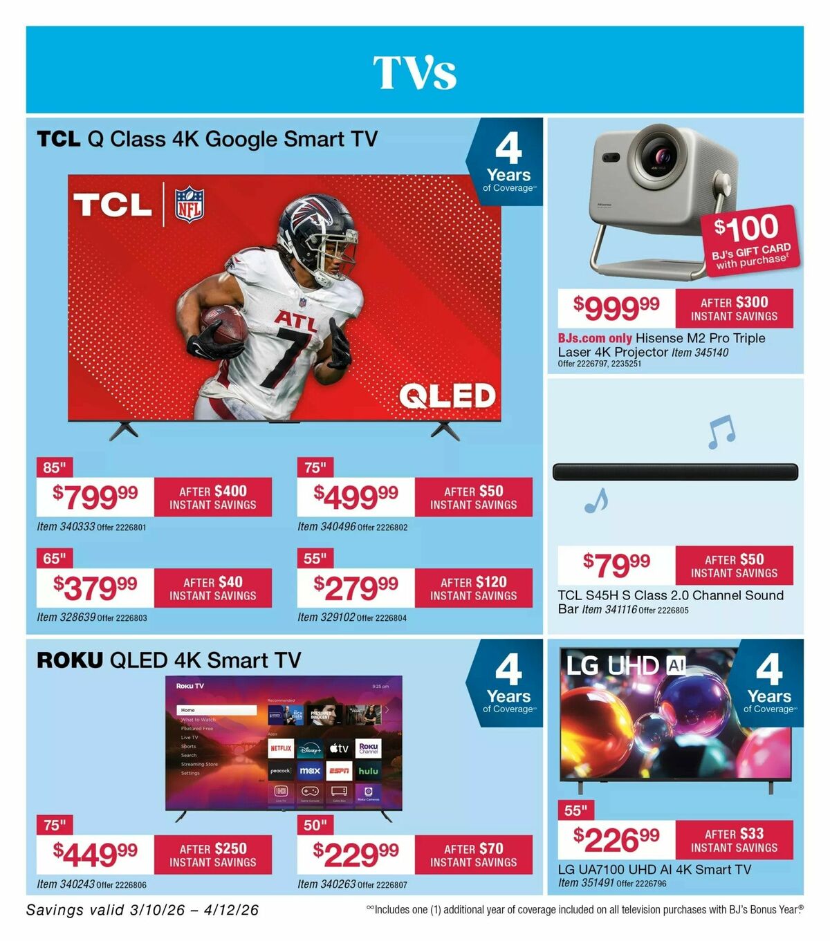 BJ's Wholesale Club Weekly Ad from March 10