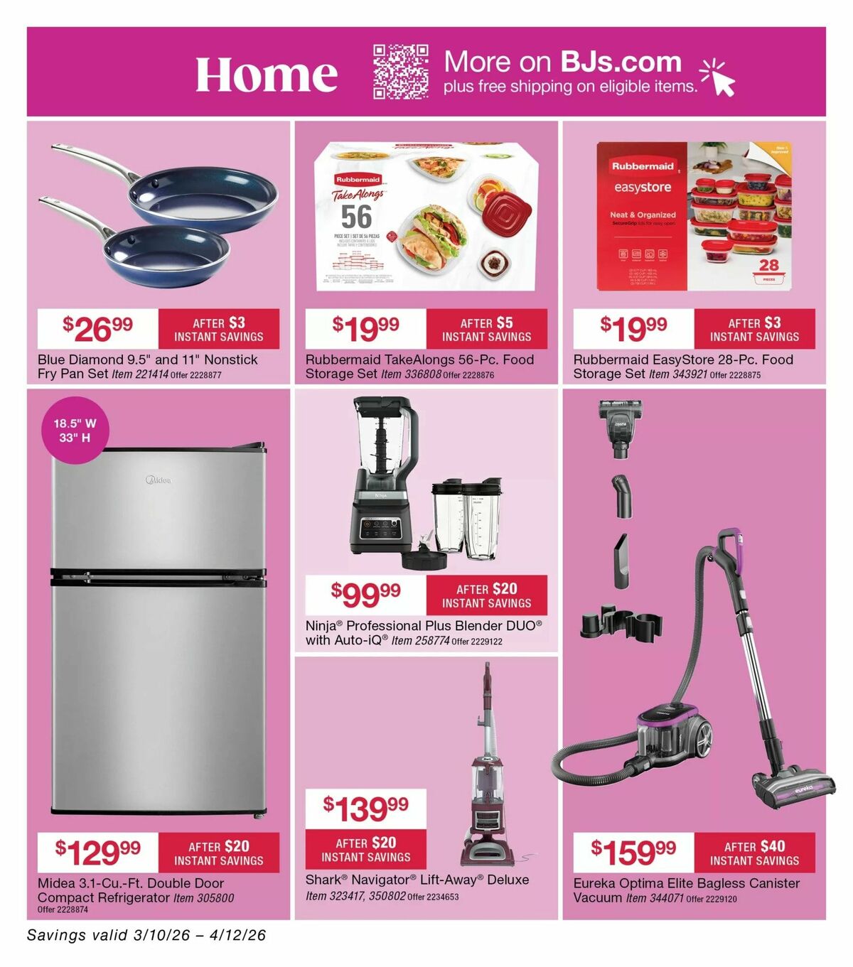 BJ's Wholesale Club Weekly Ad from March 10