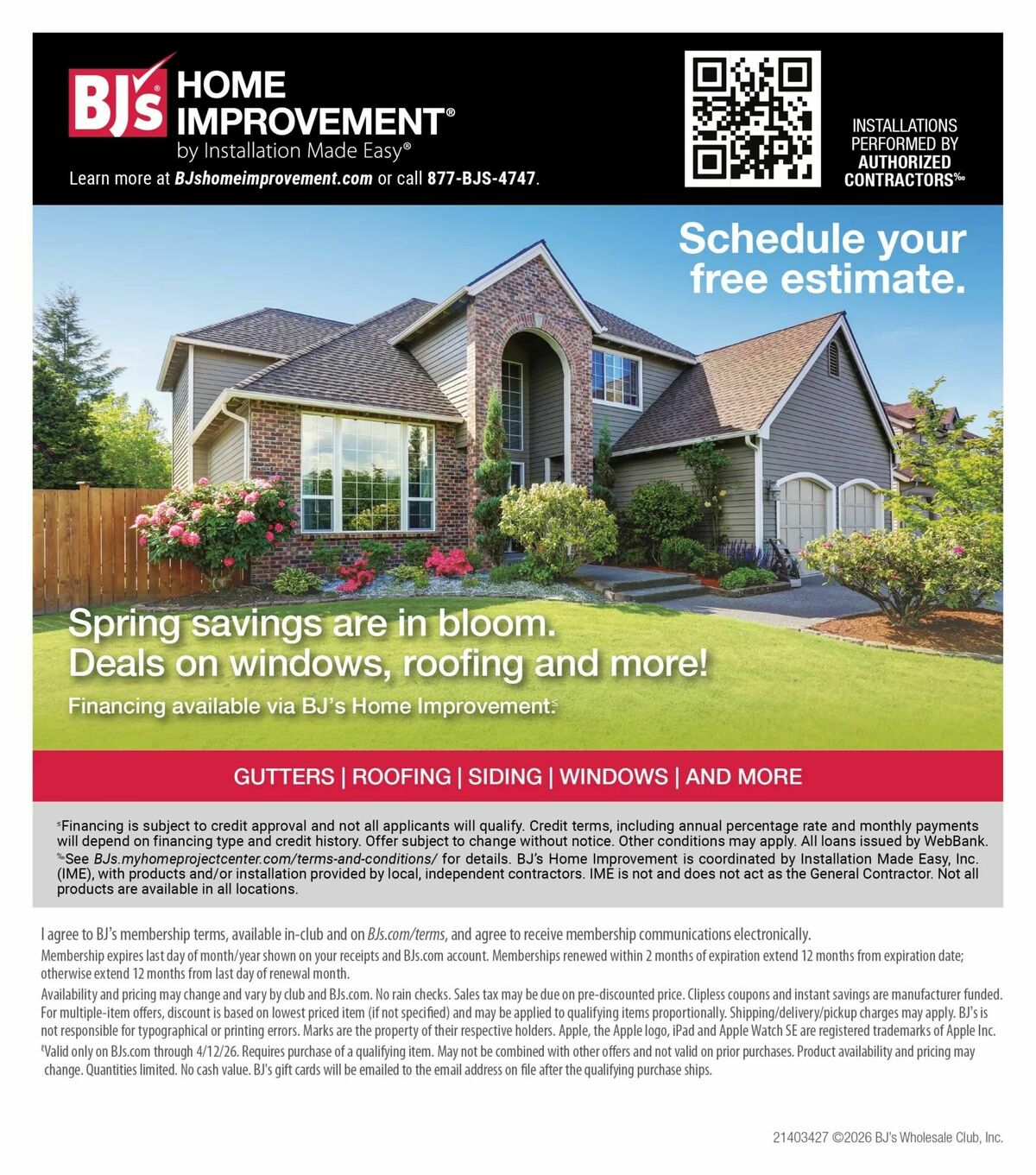 BJ's Wholesale Club Weekly Ad from March 10