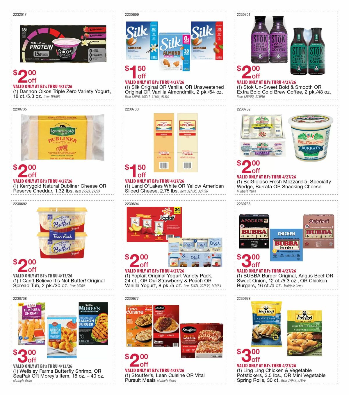 BJ's Wholesale Club Weekly Ad from April 3