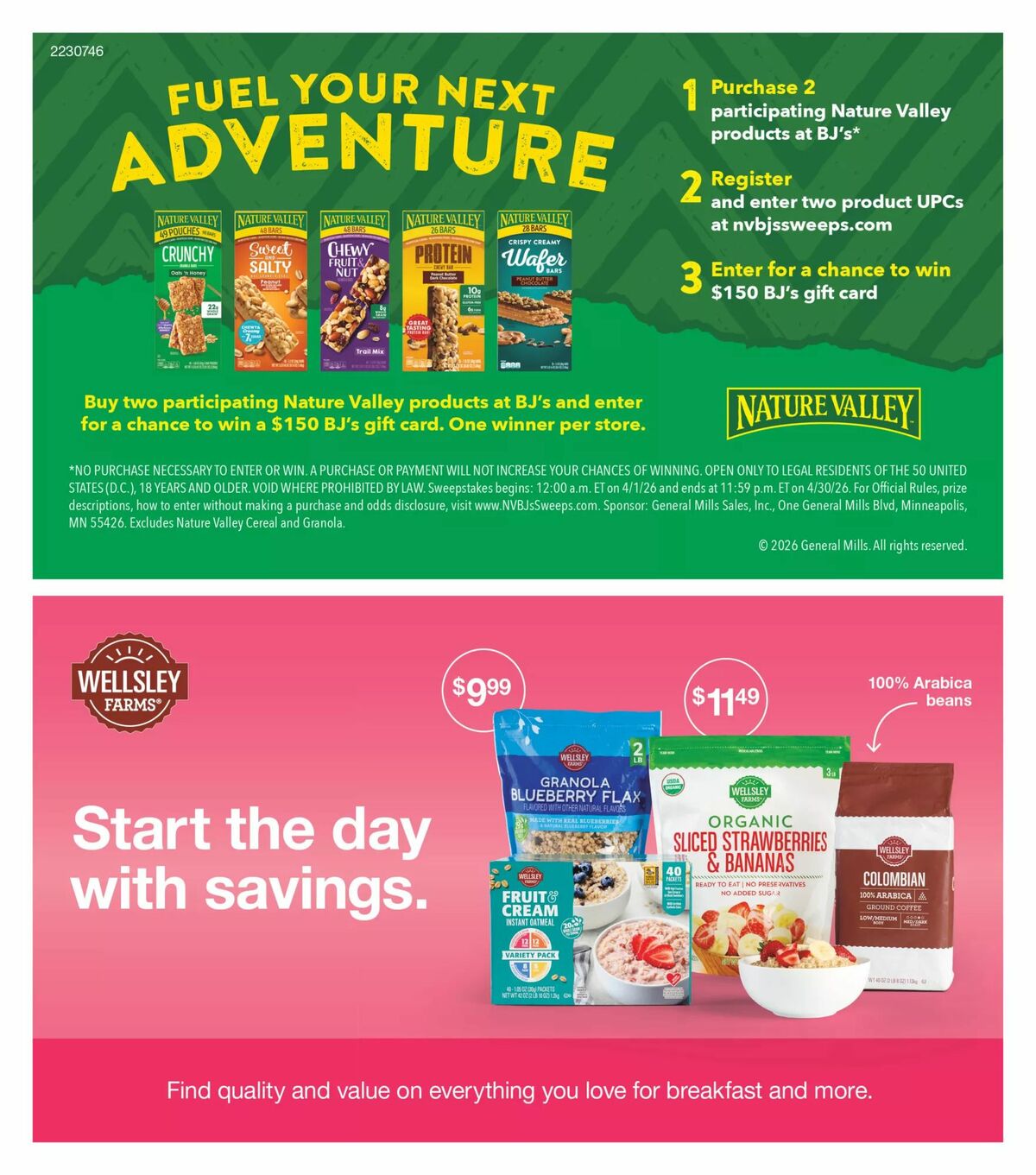 BJ's Wholesale Club Weekly Ad from April 3