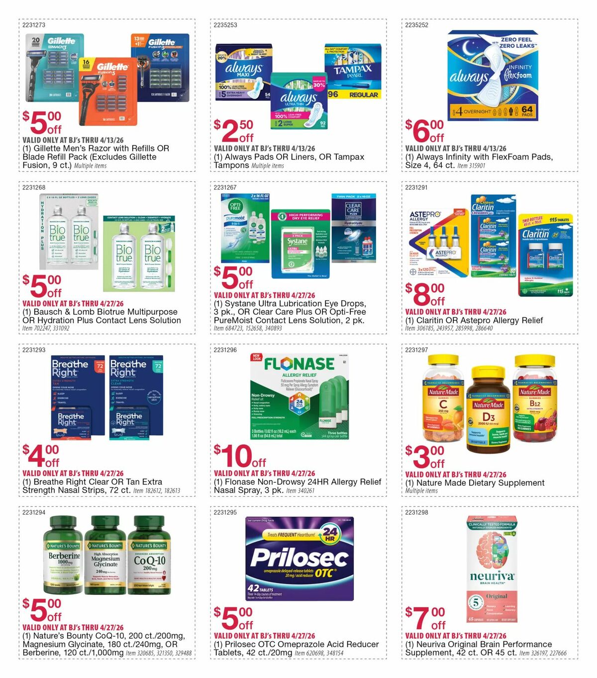 BJ's Wholesale Club Weekly Ad from April 3
